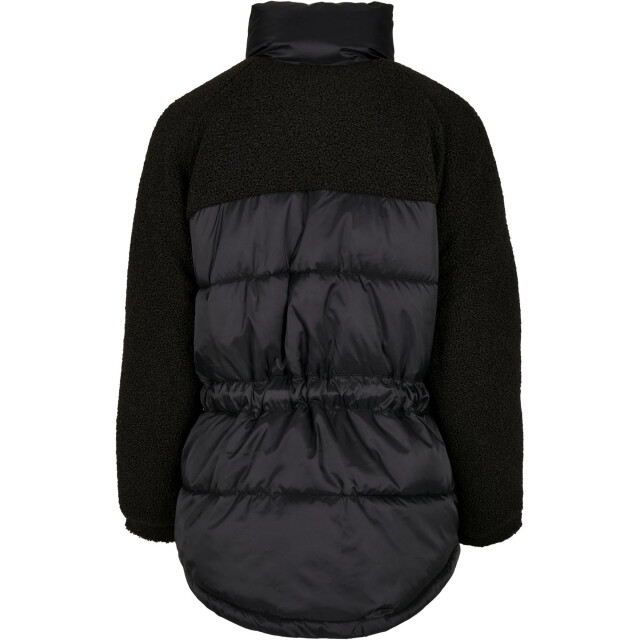 Urban Classics Dames sherpa pufferjas