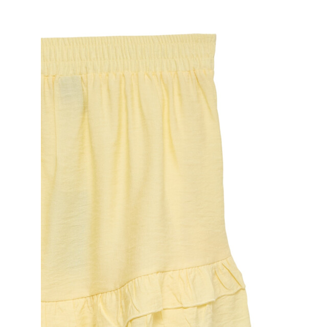 Vero Moda vmbenedict nw short frill skirt exp 10345091 pale banana