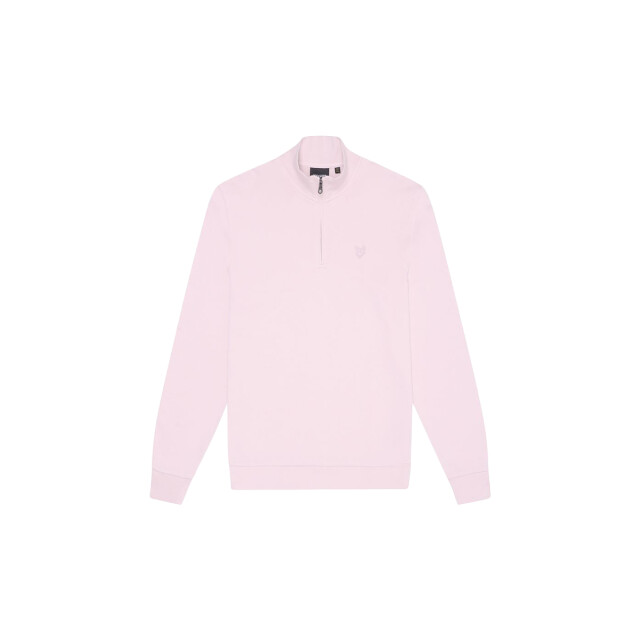 Lyle and Scott Tonal eagle quater zip sweat