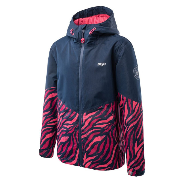 Bejo Meisjes junko zebraprint soft shell jas