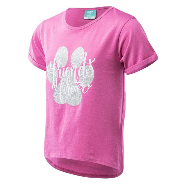 Bejo Meisjes bloom paw print t-shirt