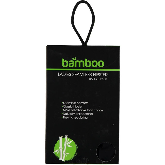 Apollo Seamless hipsters dames bamboe 3-pack naadloos