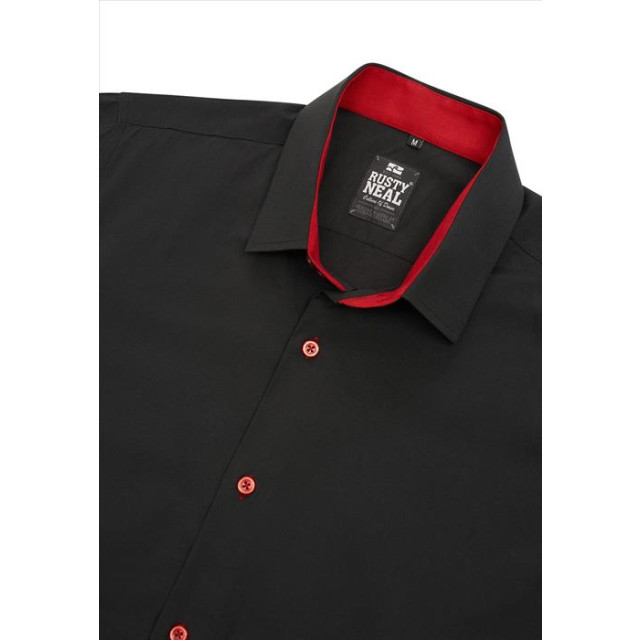 Rusty Neal Heren overhemd – rood r-44 kosta