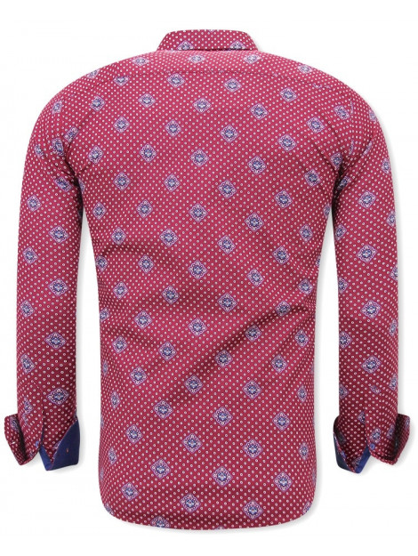 Tony Backer Met print slim fit