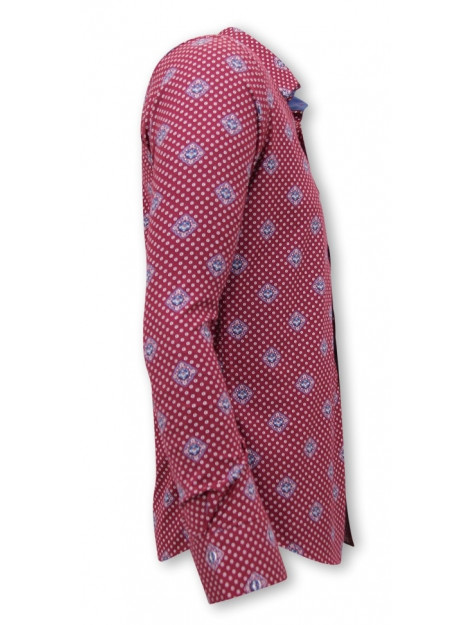 Tony Backer Met print slim fit