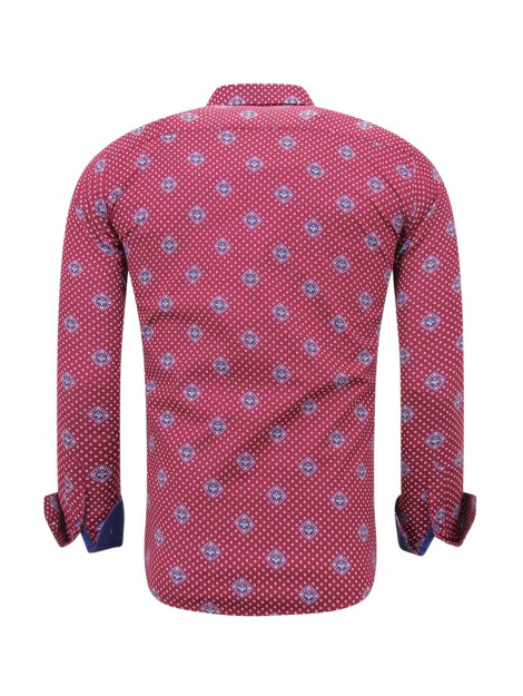 Tony Backer Met print slim fit