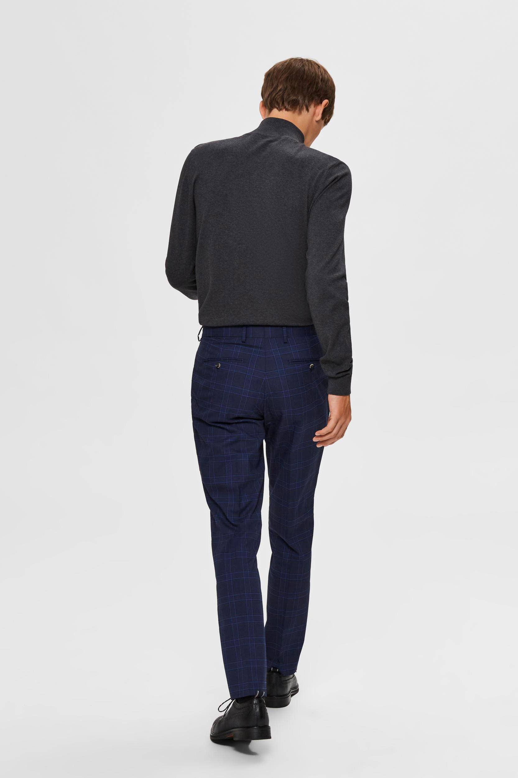 Selected Berg half zip cardigan antraciet