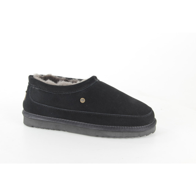 Warmbat Ebor black heren pantoffel (gesloten hiel)