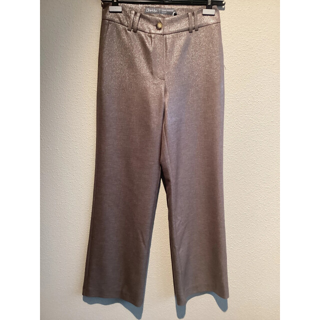 Geisha 51580-32 745 pants taupe/silver