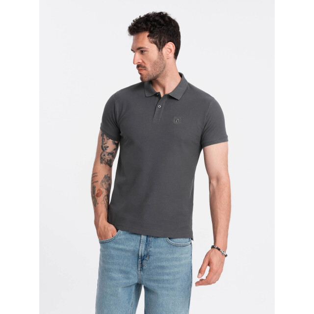 Ombre Poloshirt heren korte mouw - 0100dg