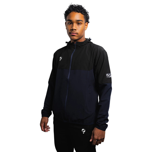 Q1905 Kasius active trainingsjack navy//wit