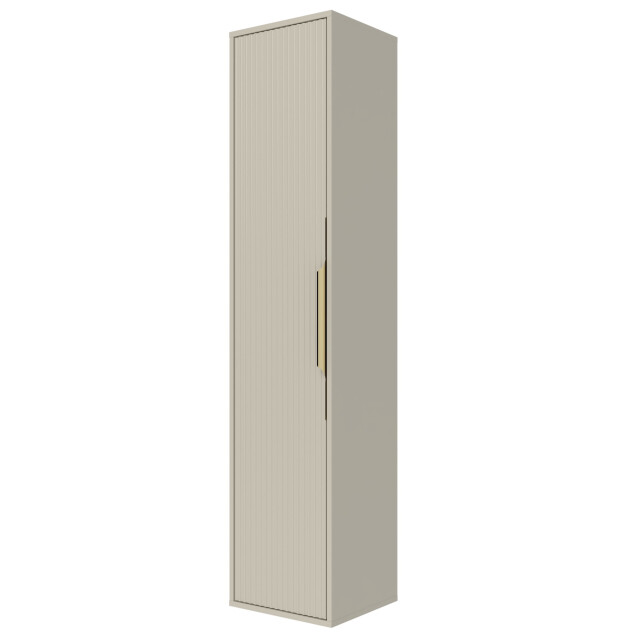 Badplaats Badkamerkast rimini 38 x 33 x 170 cm beige hangende kolomkast met
