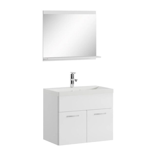 Badplaats Badkamermeubel montreal set 02 60 x 35 cm hoogglans badmeubel