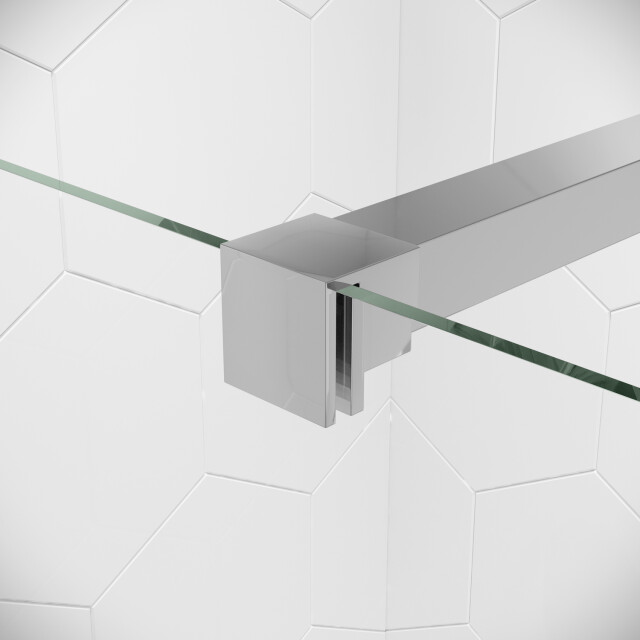 Badplaats Douchewand florida 70 x 200 cm chroom – inloopdouche 8 mm