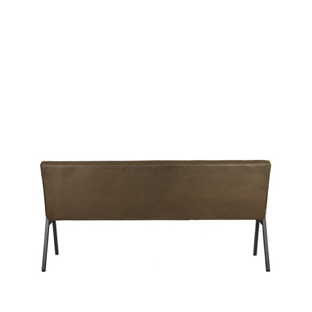 Label51 Eetkamerbank matz army green microfiber 175 cm