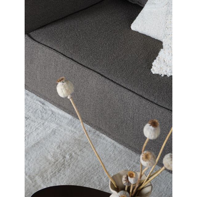 Home67 Hoekbank ron boucle brown 15 rechts