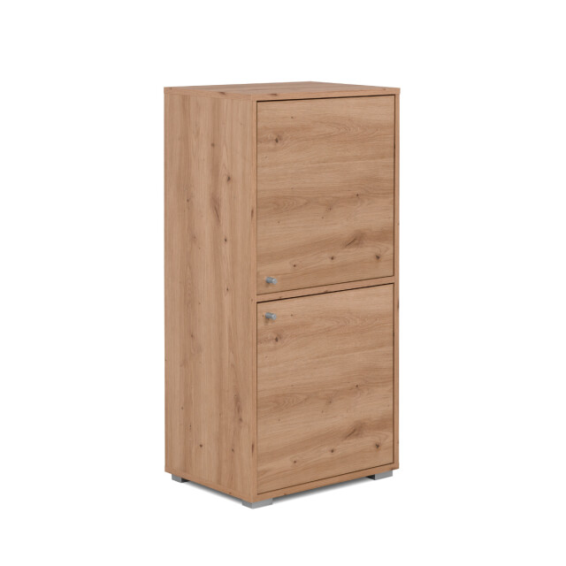 CaliCosy Opbergmeubel met 3 planken en 2 deuren l46 cm fyn