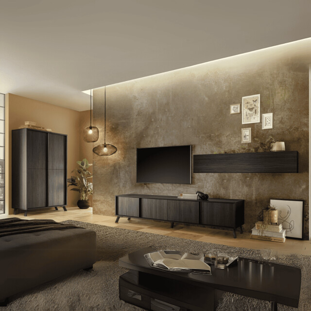CaliCosy Buffet hoog 4 deuren h174 cm city
