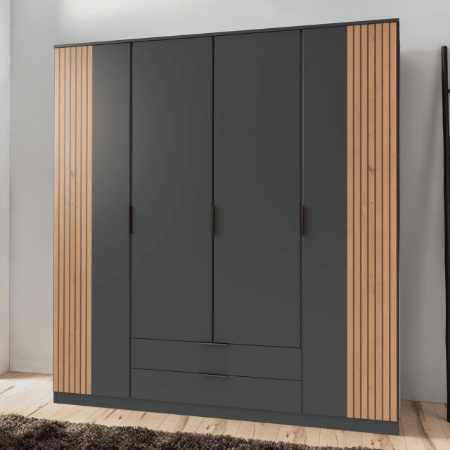 CaliCosy Kast 4 draaideuren en 2 laden l180 cm luebeck