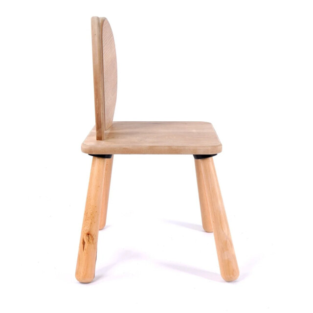 CaliCosy Kinderstoel met massiefhouten poten l30 cm mael