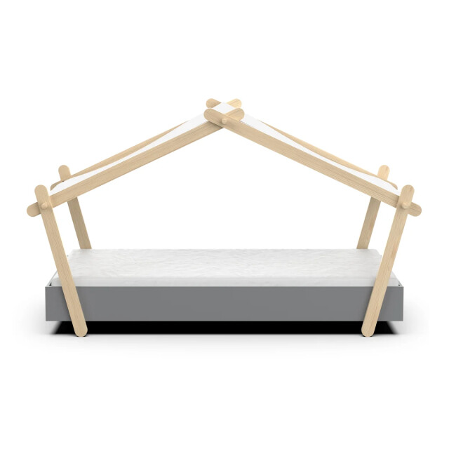 CaliCosy Lit 90x200 cm avec sommier inclus h129,7 cm lodge