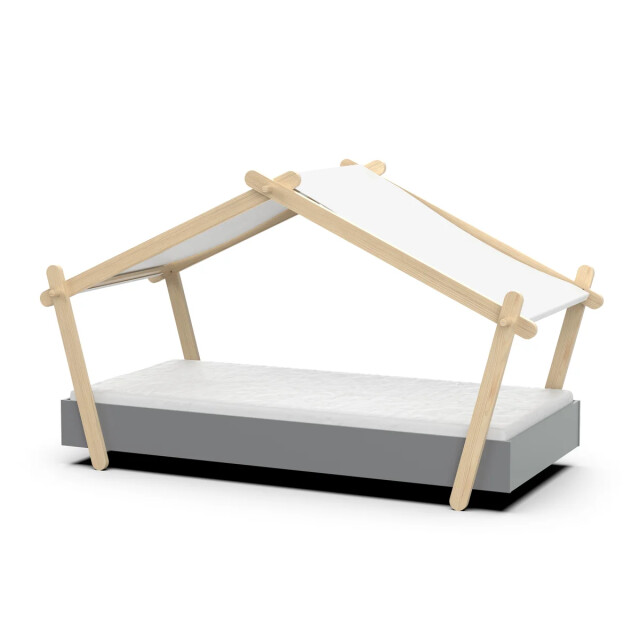 CaliCosy Lit 90x200 cm avec sommier inclus h129,7 cm lodge