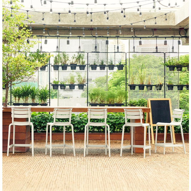 Alterego Halfhoge snackkruk nobu mini 52x55x95 cm