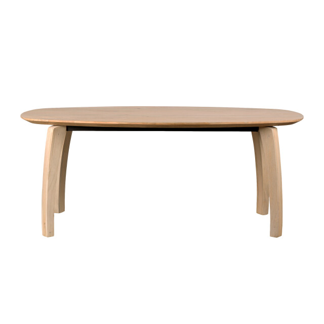 Lewis & Loft Eettafel luna – fsc®-gecertificeerd mangohout – deens ovaal – 180x100 cm – naturel