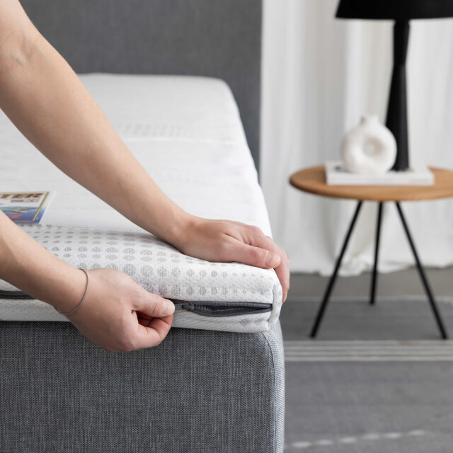 NachtrustOnline Comforter|topper nasa-visco-traagschuim topmatras|6,5cm dik|cooltouch visco
