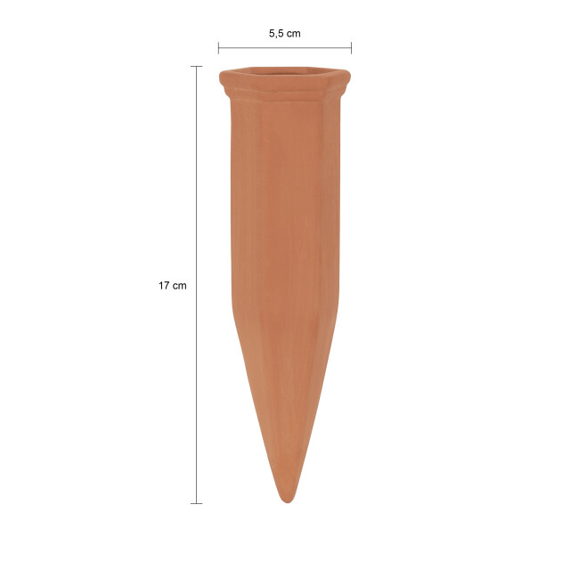 QUVIO Bewateringssysteem set van 4 terracotta