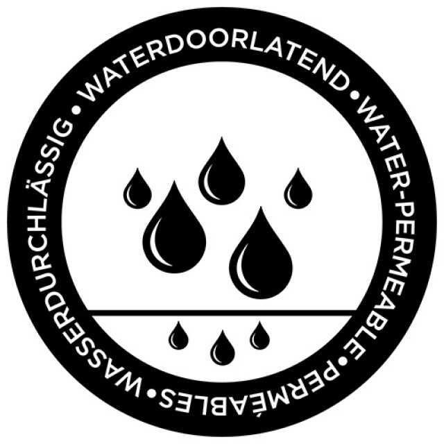Kopu ® schaduwdoek vierkant 280 gram waterdoorlatend 4x4 m creme