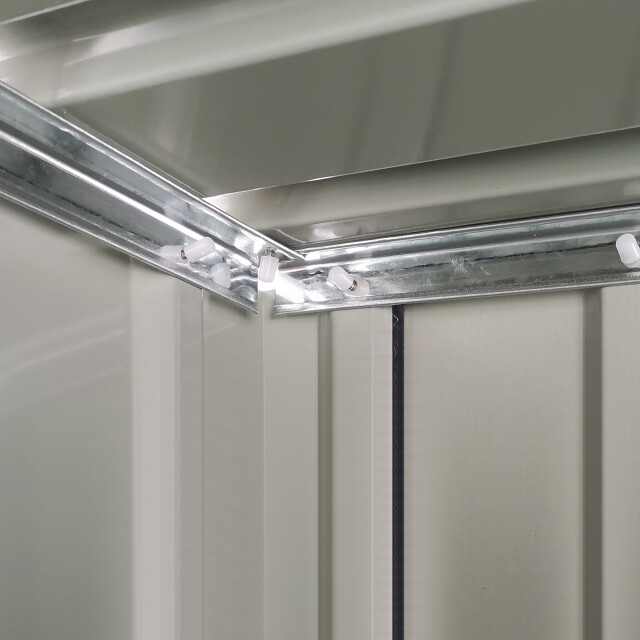 4goodz Outsunny stalen tuinkast balkonkast 84x142x189 cm -