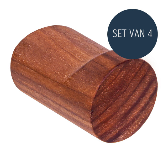 QUVIO Wandkapstok hout -