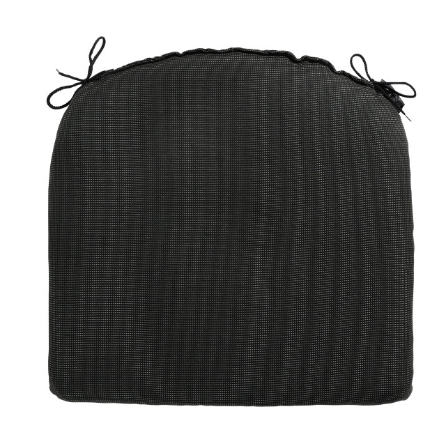 Madison Zitkussen rib black 46x48 - 4 stuks