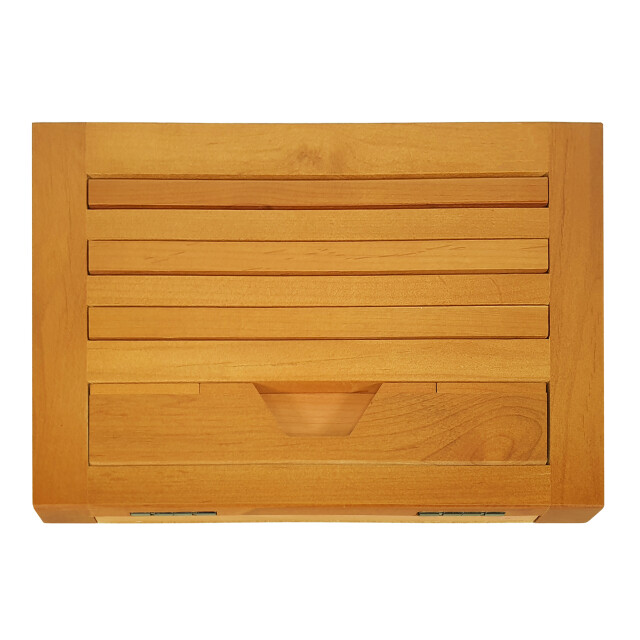 QUVIO Kookboekstandaard / boekenstandaard / tabletstandaard hout