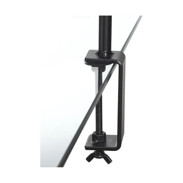 WDMT Verstelbare tafelklem 137 tot 250 x 6 x 8,5 cm mat zwart