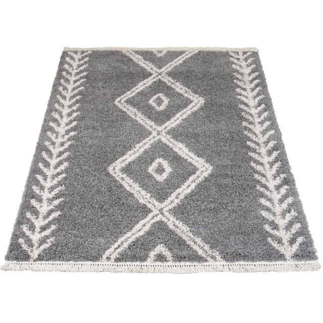 Home67 Vloerkleed rabat grey 200 x 280 cm