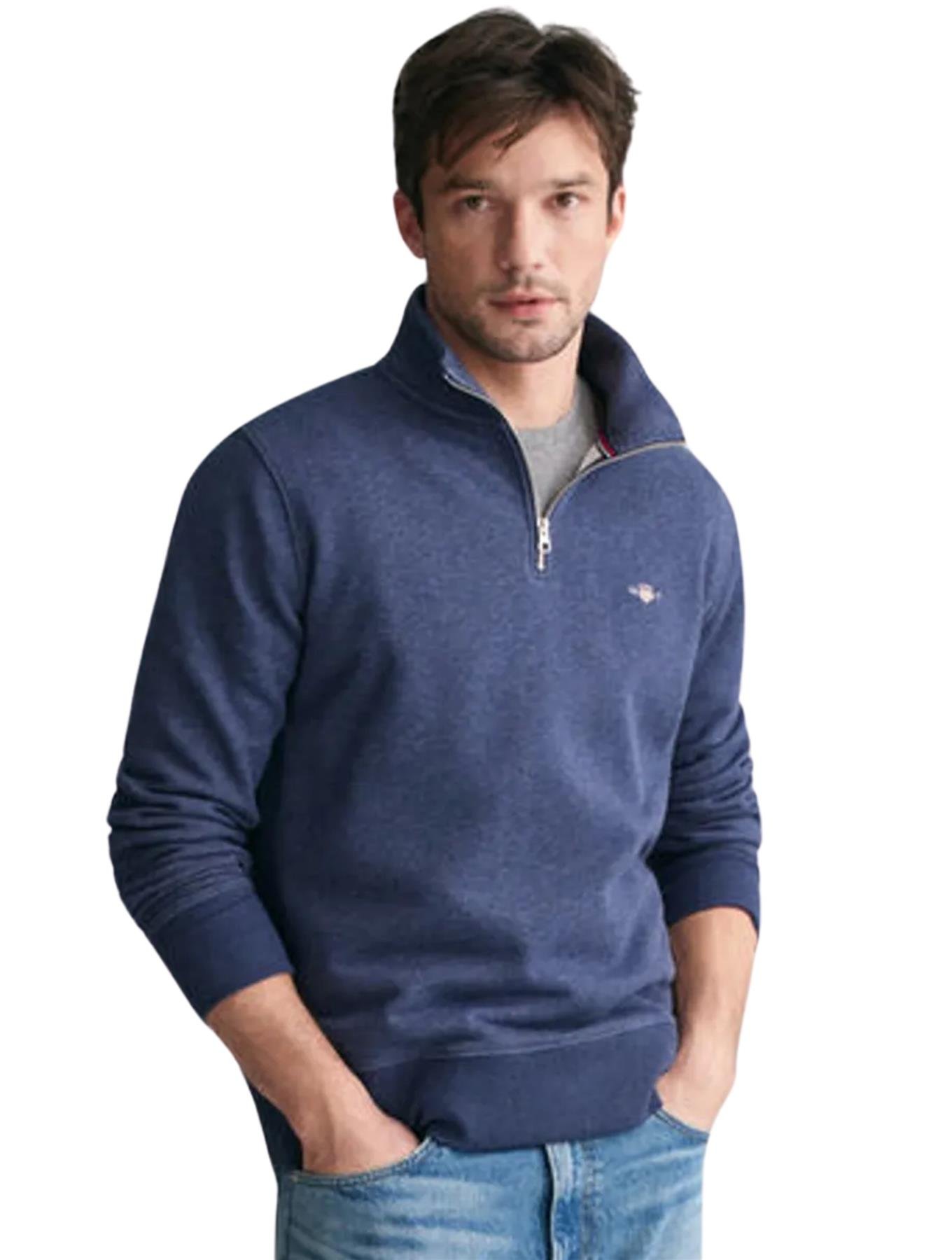 Gant | Heren Shield Half Zip Sweatshirt