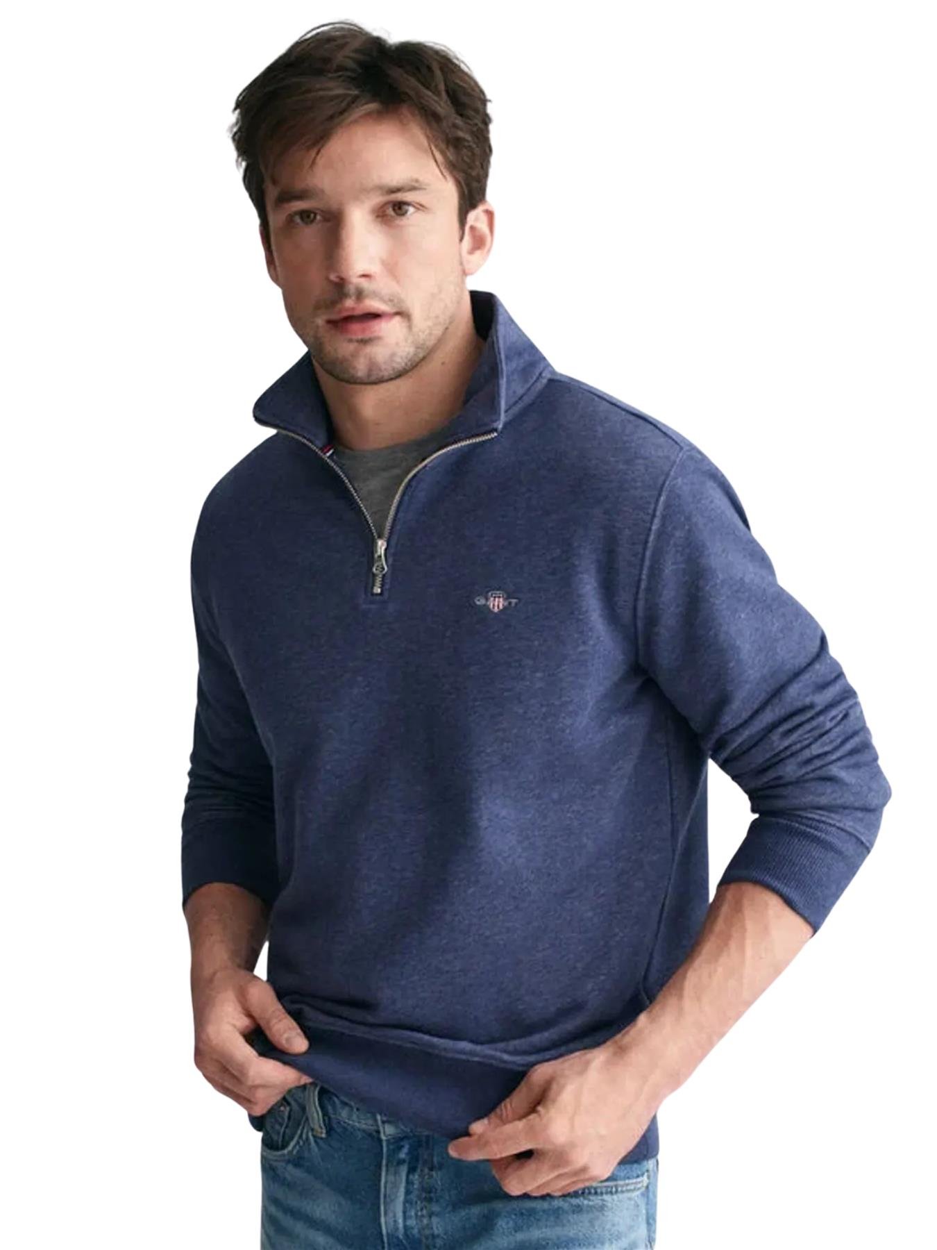 Gant | Heren Shield Half Zip Sweatshirt