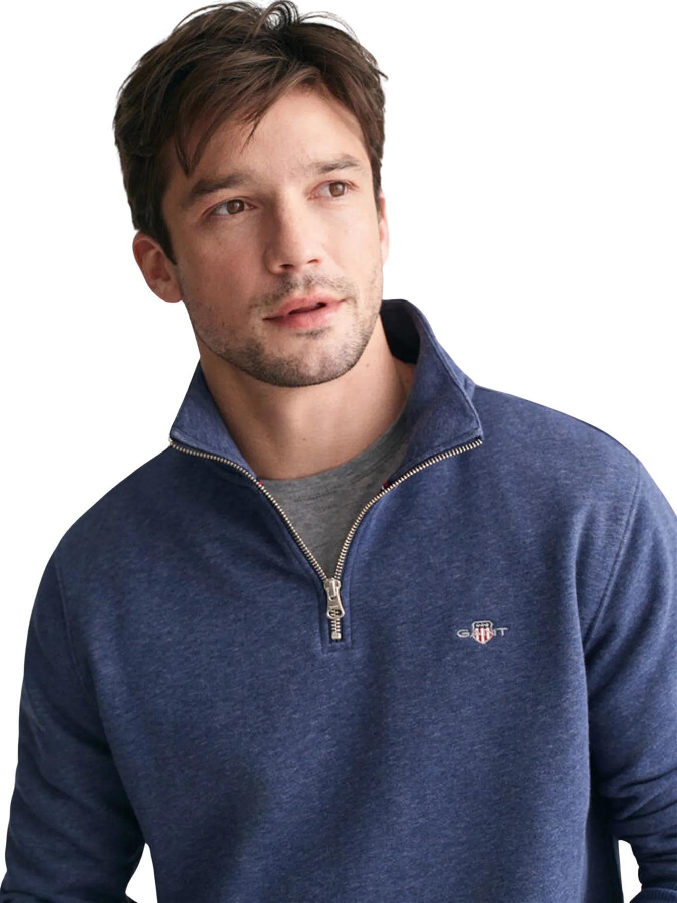 Gant | Heren Shield Half Zip Sweatshirt
