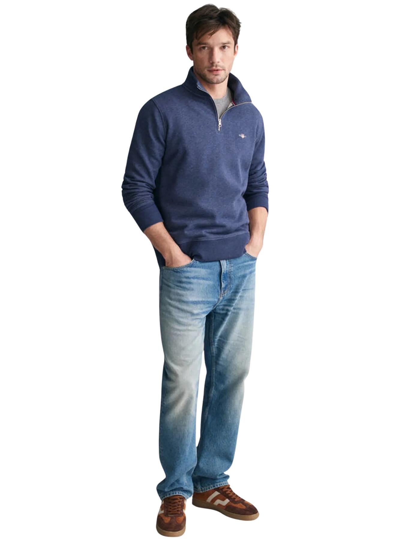 Gant | Heren Shield Half Zip Sweatshirt