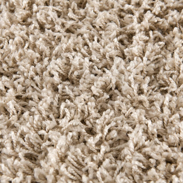 Muratap Loca shaggy rond vloerkleed hoogpolig- 80 cm rond
