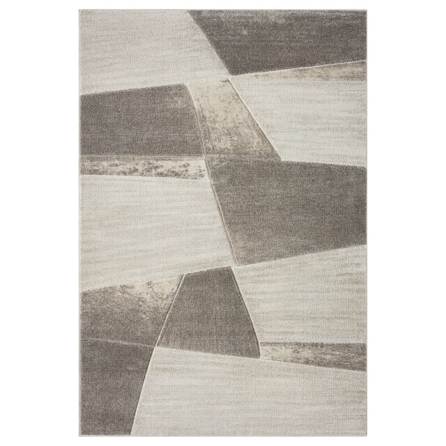 Muratap Bonito trendy 3d laagpolig vloerkleed tapijt bruin- 140x200 cm