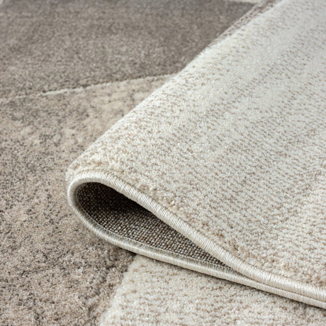 Muratap Bonito trendy 3d laagpolig vloerkleed tapijt bruin- 160x230 cm
