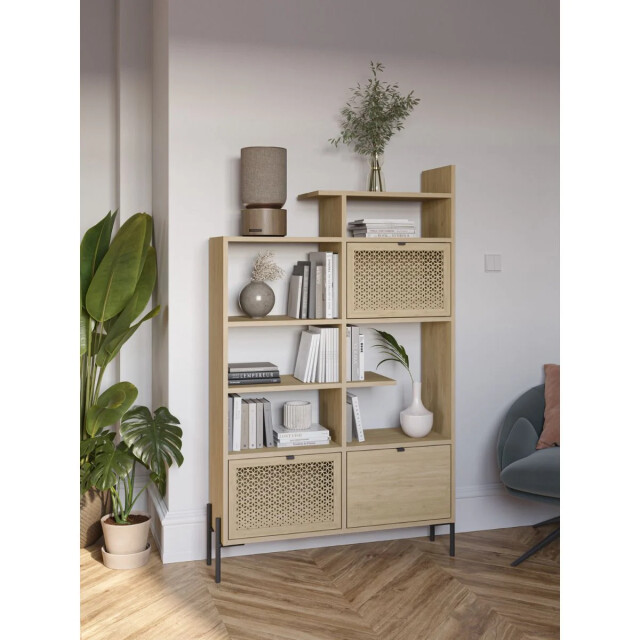 CaliCosy Plankenrek 3 deuren en metalen poten inca h160 cm