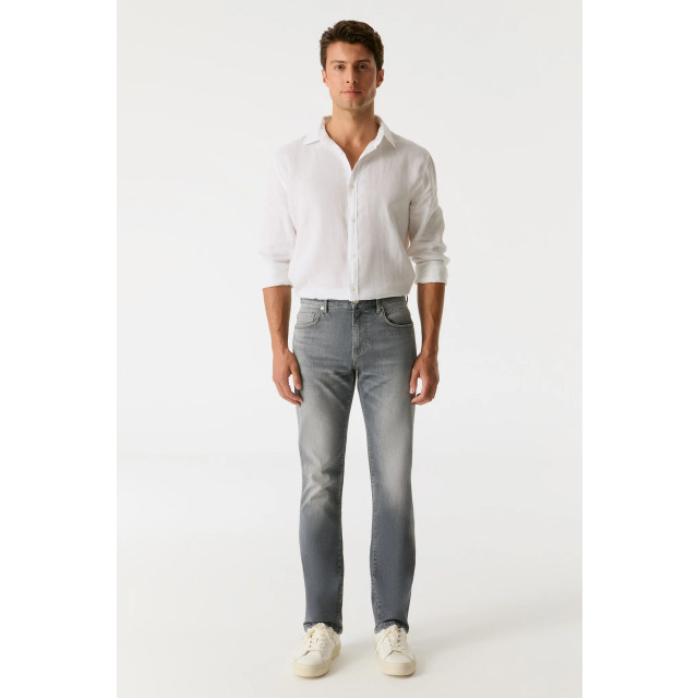 Cup of Joe Lance heren straight-fit jeans light grey