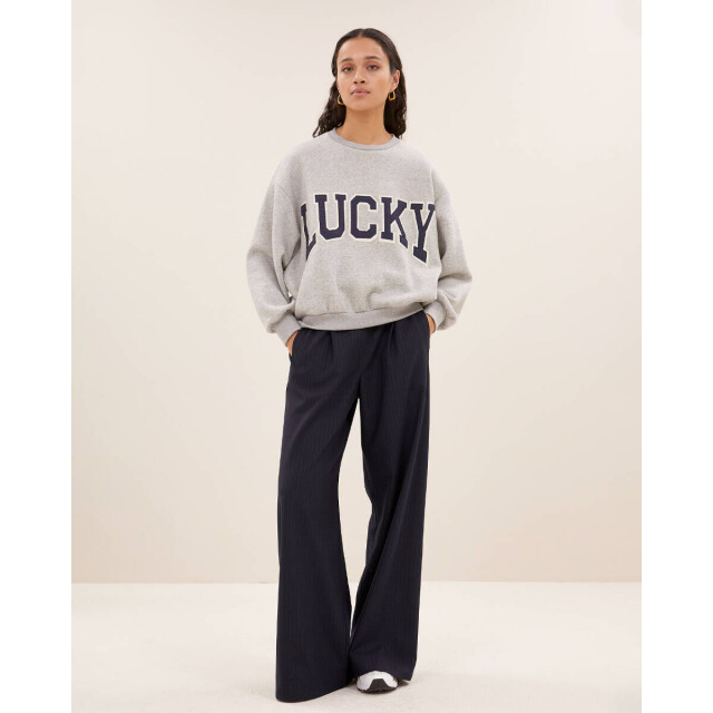 By-Bar Amsterdam bibi patchwork sweater 25518905 825 grey melee
