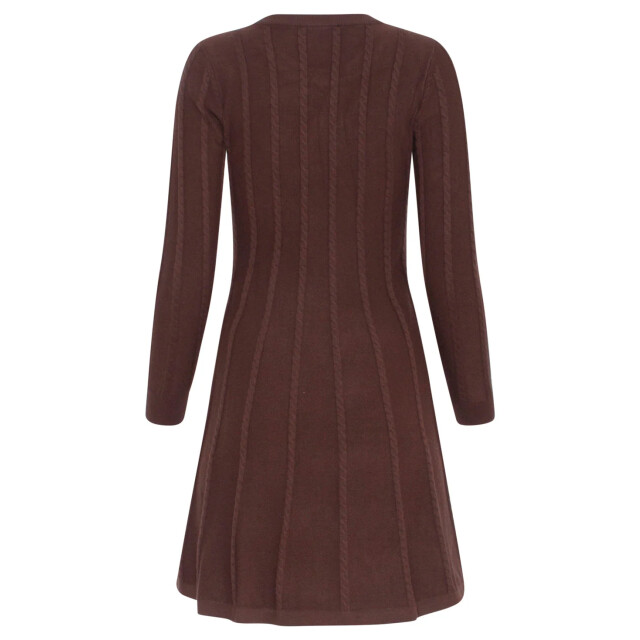 Smashed Lemon 23614 warm e fitflared gebreide korte jurk |