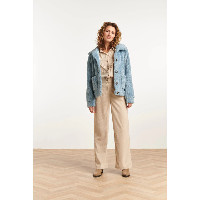 Smashed Lemon 23622 kort licht teddy damesjas |