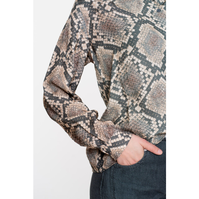 Geisha 53644-20 999 blouse animal black/sand